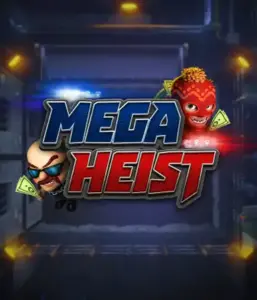 Step into the action-packed world of Mega Heist slot by Relax Gaming, featuring comedic characters ready to undertake a daring robbery. This image depicts the intensity of the heist with its striking logo and a shadowy vault backdrop. Ideal for fans of heist movies, offering a thrilling gaming experience. 