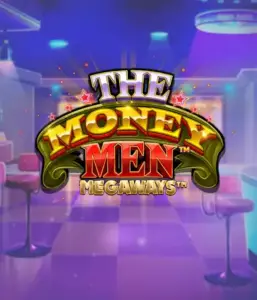 Experience the dynamic world of The Money Men Megaways game by Pragmatic Play, showcasing a striking logo with shining stars against a luxurious casino setting. This image captures the excitement and glamour of Megaways slots with its stunning ambiance and design. Great for gambling fans seeking Vegas-style excitement. 