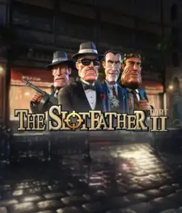 Step into the nefarious world of The Slotfather Part II game by Betsoft, showcasing a lineup of iconic mafia characters set against a moody urban backdrop. This graphic captures the dramatic essence of the mobster lifestyle with its detailed character design and suspenseful setting. Great for players attracted to mafia stories, promising a captivating adventure. 